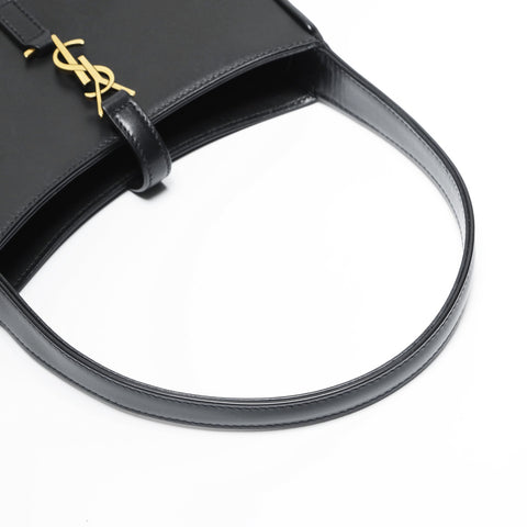 YVES SAINT LAURENT LE5A7 Mini Hobo Bag in Smooth Leather Handbag black WS23639