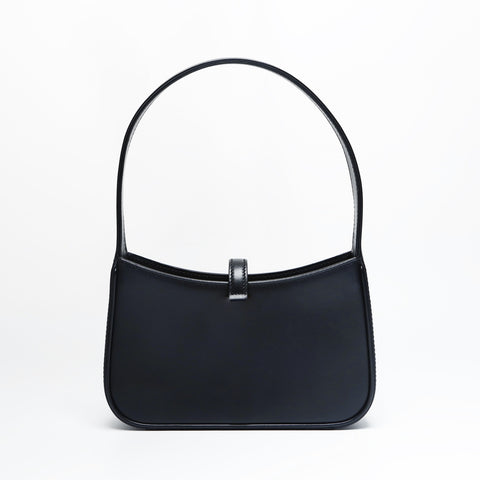 YVES SAINT LAURENT LE5A7 Mini Hobo Bag in Smooth Leather Handbag black WS23639