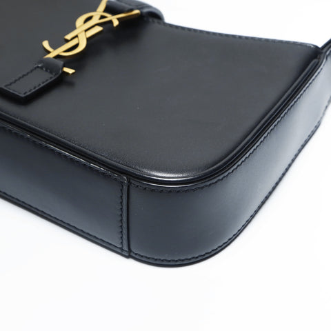 YVES SAINT LAURENT LE5A7 Mini Hobo Bag in Smooth Leather Handbag black WS23639