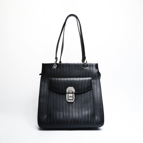 Salvatore Ferragamo Leder Umhängetasche schwarz WS23640