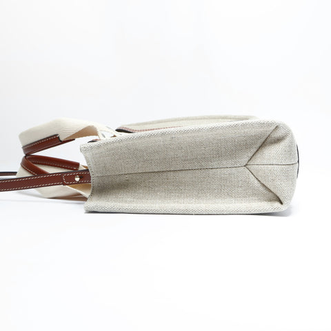 Chloe Woody Small 2-way Tote Bag WOODY Handbag beige WS23641