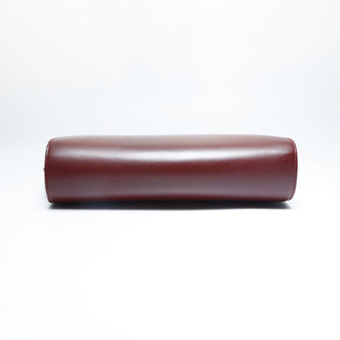 CARTIER Leather Mustodo Clutch bag Red WS23643