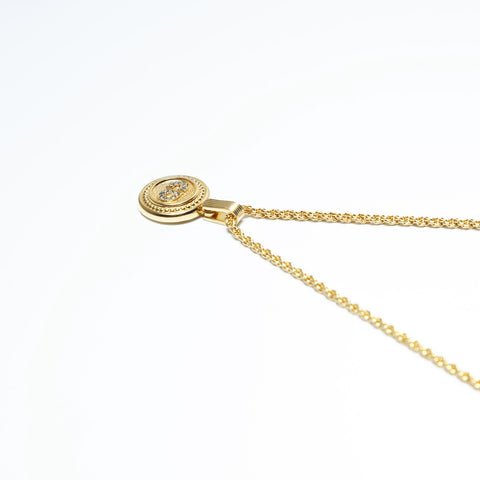 Christian Dior CD logo Necklace gold WS23647