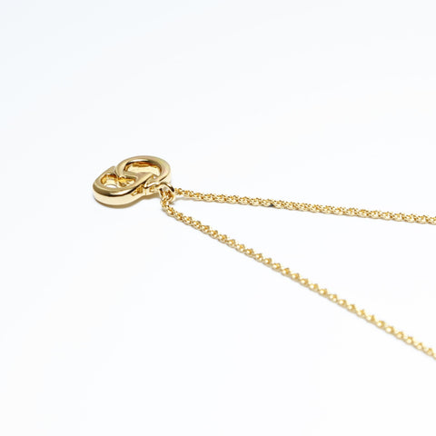 Christian Dior CD logo Necklace gold WS23648