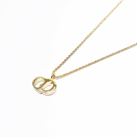 Christian Dior CD logo Necklace gold WS23648
