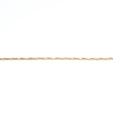 Christian Dior Logo rhinestone Necklace gold WS23649