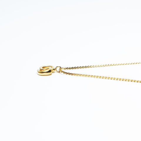Christian Dior CD logo Necklace gold WS23650