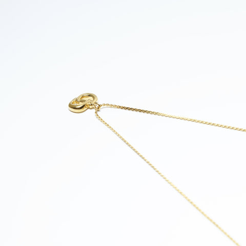 Christian Dior CD logo Necklace gold WS23650