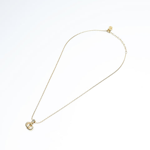 Christian Dior CD logo Necklace gold WS23652