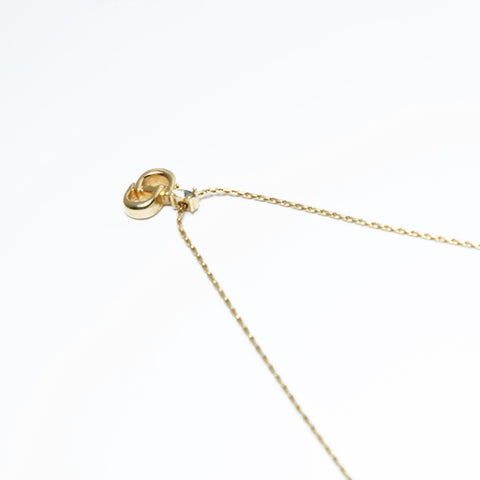 Christian Dior CD logo Necklace gold WS23652