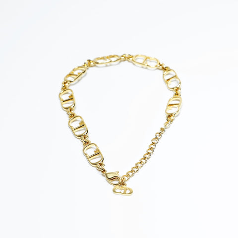 Christian Dior CD logo bracelet gold WS23653