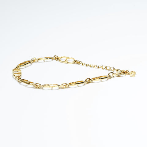 Christian Dior CD logo bracelet gold WS23653