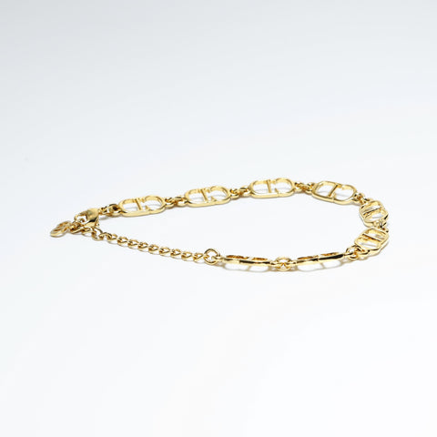 Christian Dior CD logo bracelet gold WS23653