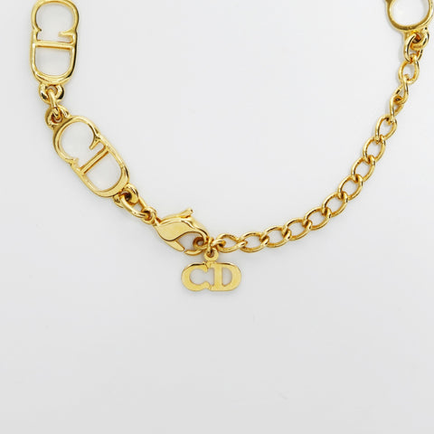 Christian Dior CD logo bracelet gold WS23653