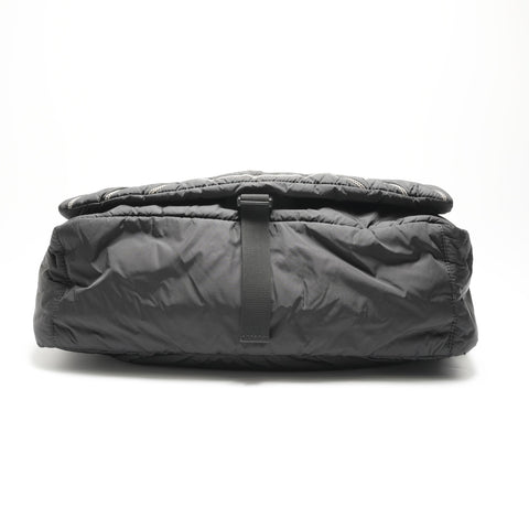 CHANEL 10 series 2005-2006 Sport Line Nylon Shoulder Bag black WS23654