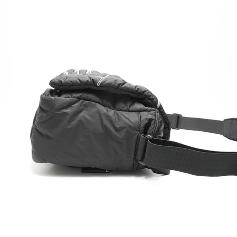 CHANEL 10 series 2005-2006 Sport Line Nylon Shoulder Bag black WS23654