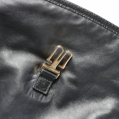 BALENCIAGA Leather Classic Traveler Backpack  Daypack black WS23657