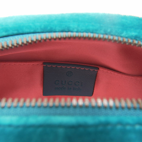 GUCCI GG Marmont Velour Waist bag blue WS23661
