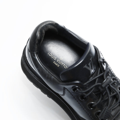 LOUIS VUITTON Derby Monogram Low-Cut 5 1/2 9.8" sneakers leather black WS23664