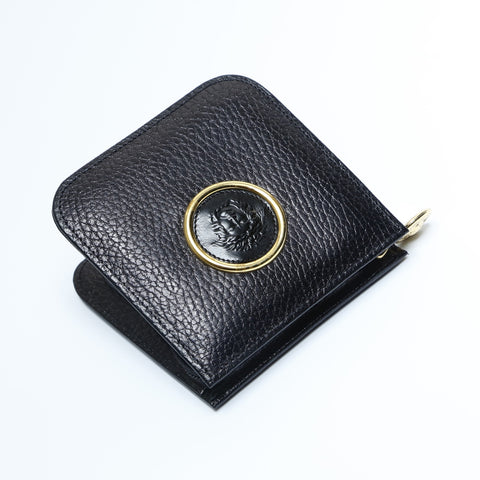 VERSACE GIANNI VERSACE Medusa Leather Mini Bag Pouch black WS23666