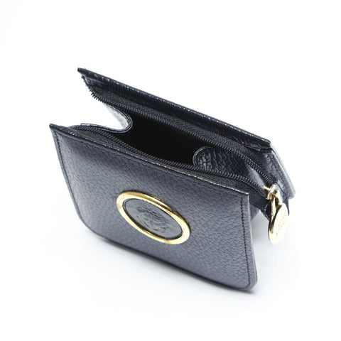 VERSACE GIANNI VERSACE Medusa Leather Mini Bag Pouch black WS23666