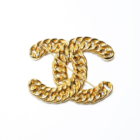 CHANEL COCO Mark Brooch gold WS23670