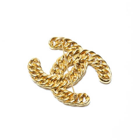 CHANEL COCO Mark Brooch gold WS23670