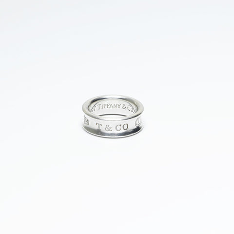 TIFFANY&Co. Narrow #9 925 1937 Ring Silver WS23672