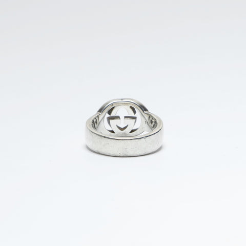 GUCCI Interlocking G 925 #11 Ring Silver WS23676