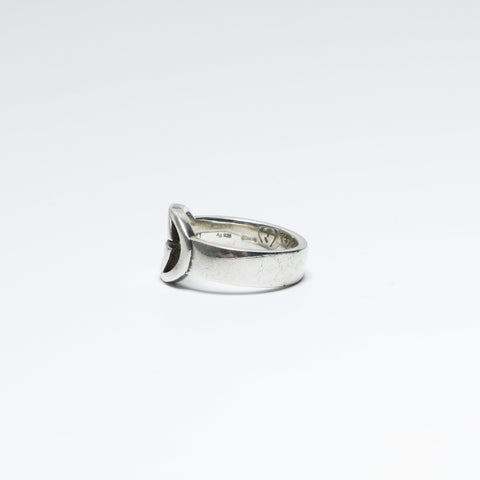 GUCCI Interlocking G 925 #11 Ring Silver WS23676