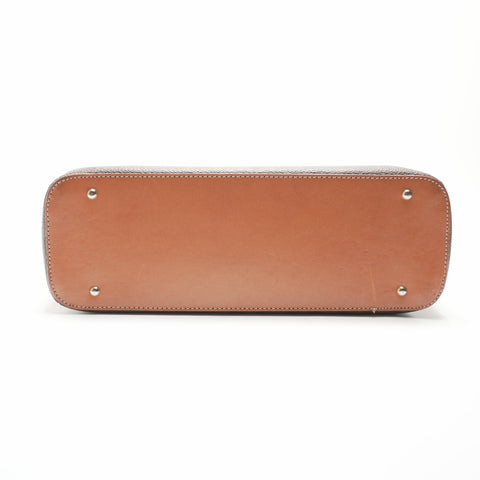 CELINE Macadam PVC Handbag Brown WS23678