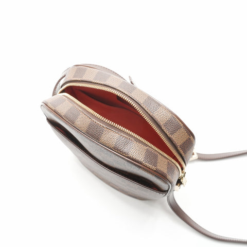 LOUIS VUITTON 2005 Damier Ipanema PM Shoulder Bag Brown WS23681