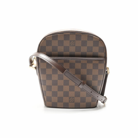 LOUIS VUITTON 2005 Damier Ipanema PM Umhängetasche Braun WS23681