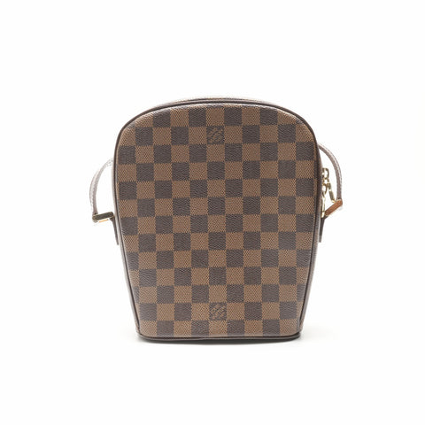 LOUIS VUITTON 2005 Damier Ipanema PM Shoulder Bag Brown WS23681