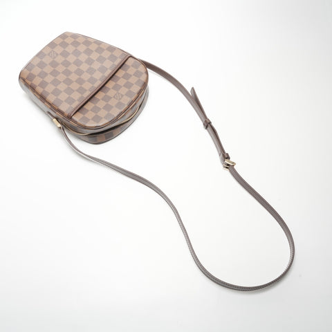 LOUIS VUITTON 2005 Damier Ipanema PM Shoulder Bag Brown WS23681