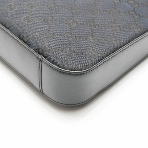 GUCCI GG canvas hand Shoulder Bag black WS23682