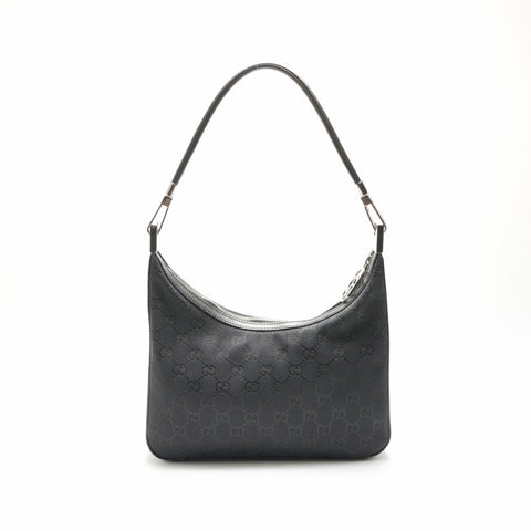 GUCCI GG canvas hand Shoulder Bag black WS23682