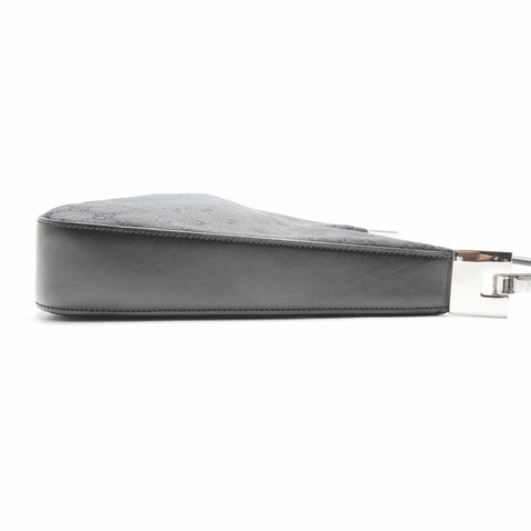 GUCCI GG canvas hand Shoulder Bag black WS23682