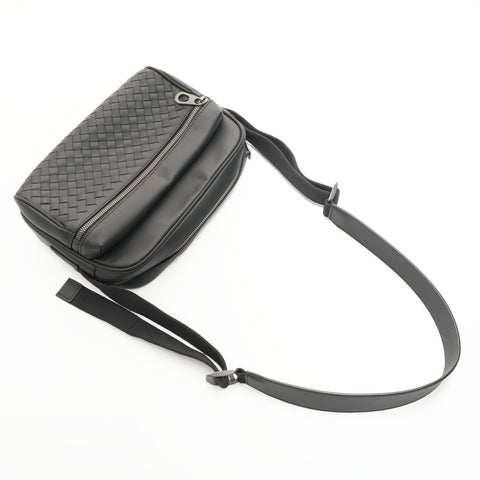 BOTTEGAVENETA INTRECCIATO Shoulder Bag black WS23684