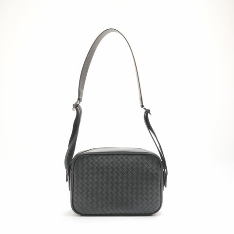 BOTTEGAVENETA INTRECCIATO Shoulder Bag black WS23684