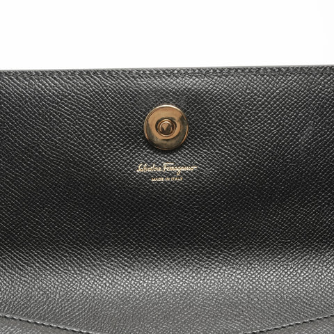 Salvatore Ferragamo Vala Chain Shoulder Bag black WS23685