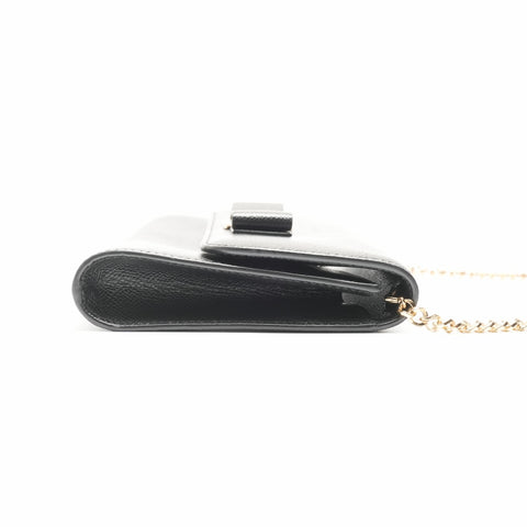 Salvatore Ferragamo Vala Chain Shoulder Bag black WS23685