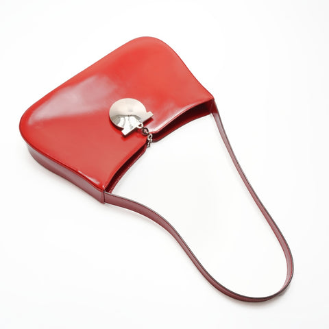 Salvatore Ferragamo Gancini One Shoulder Bag Red WS23686