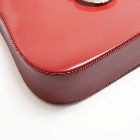 Salvatore Ferragamo Gancini One Shoulder Bag Red WS23686