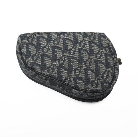 Christian Dior Trotter canvas pouch Pouch Navy WS23687