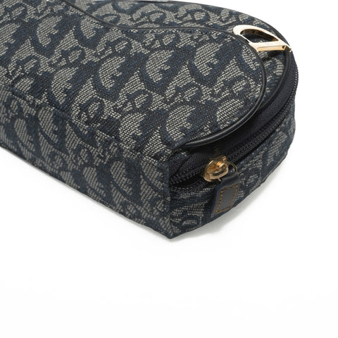 Christian Dior Trotter canvas pouch Pouch Navy WS23687