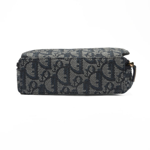 Christian Dior Trotter canvas pouch Pouch Navy WS23687