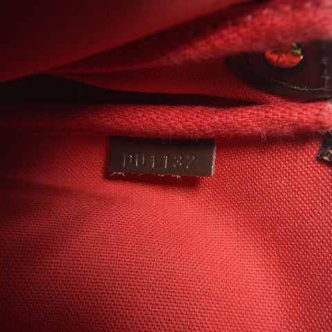 LOUIS VUITTON 2011 2-way Eva Damier PVC Shoulder Bag Brown WS23688