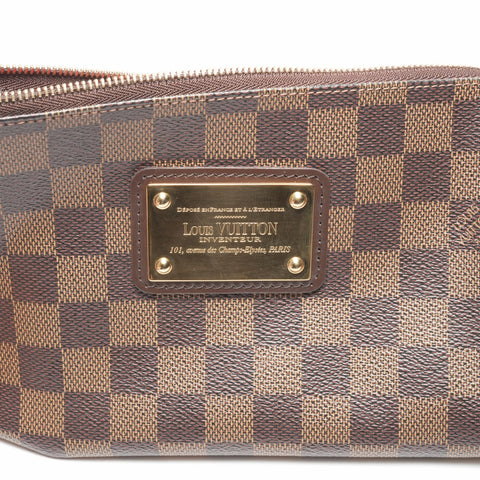 LOUIS VUITTON 2011 2-way Eva Damier PVC Shoulder Bag Brown WS23688