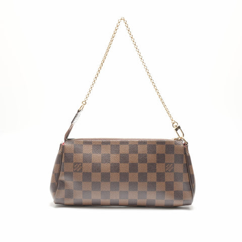 LOUIS VUITTON 2011 2-way Eva Damier PVC Shoulder Bag Brown WS23688